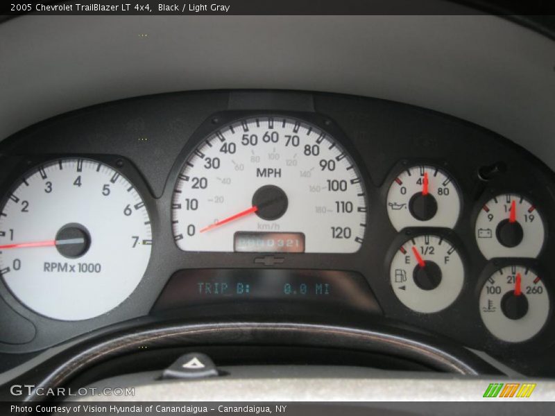 Black / Light Gray 2005 Chevrolet TrailBlazer LT 4x4