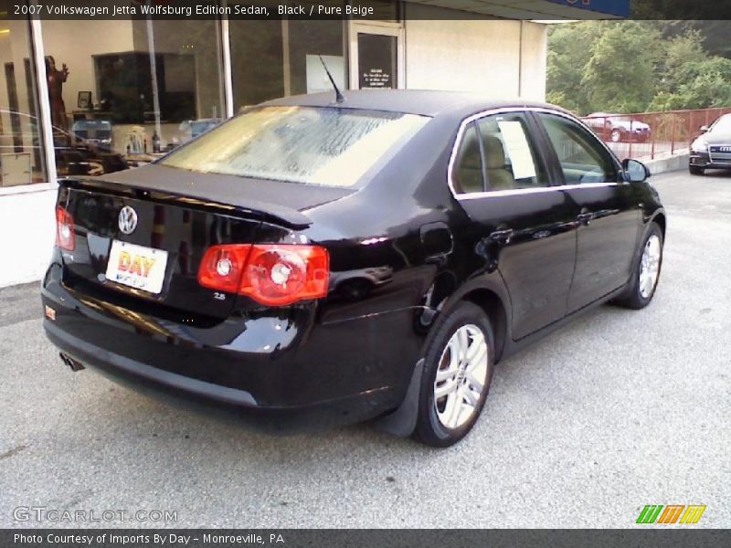 Black / Pure Beige 2007 Volkswagen Jetta Wolfsburg Edition Sedan