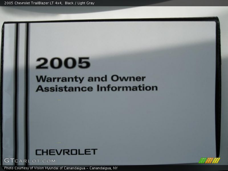 Black / Light Gray 2005 Chevrolet TrailBlazer LT 4x4