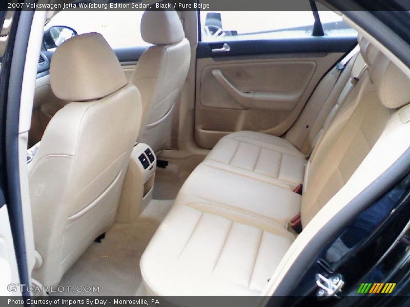 Black / Pure Beige 2007 Volkswagen Jetta Wolfsburg Edition Sedan