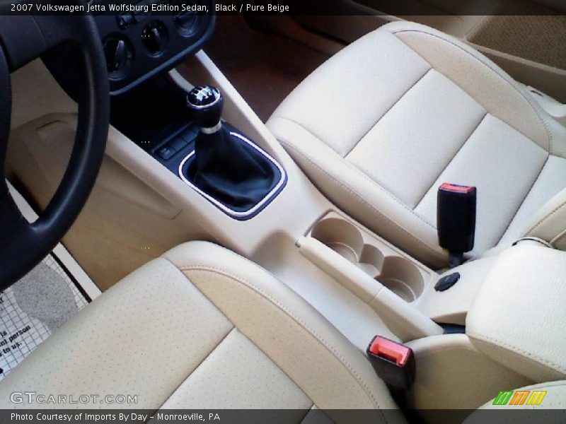 Black / Pure Beige 2007 Volkswagen Jetta Wolfsburg Edition Sedan