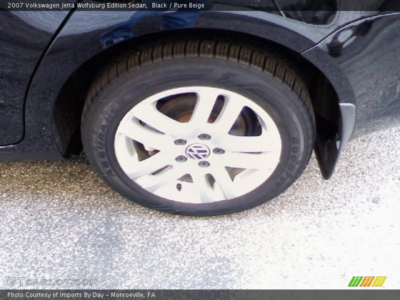 Black / Pure Beige 2007 Volkswagen Jetta Wolfsburg Edition Sedan