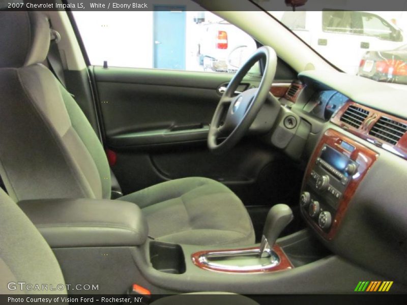 White / Ebony Black 2007 Chevrolet Impala LS