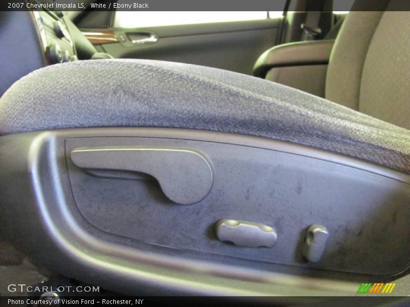 White / Ebony Black 2007 Chevrolet Impala LS