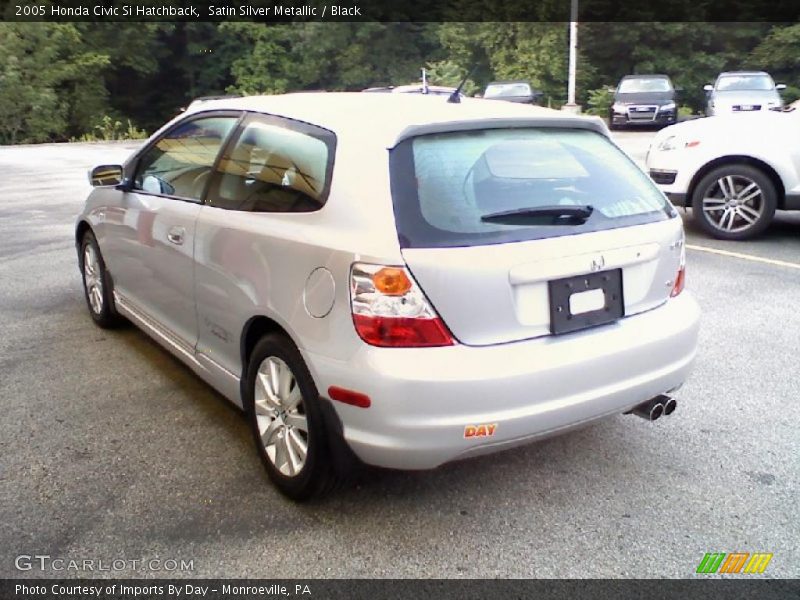 Satin Silver Metallic / Black 2005 Honda Civic Si Hatchback