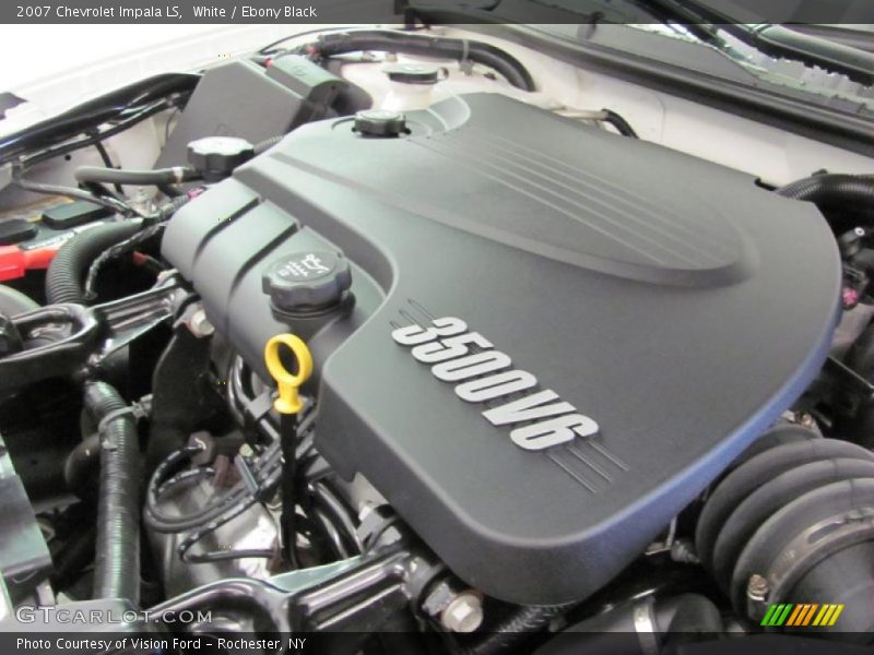White / Ebony Black 2007 Chevrolet Impala LS