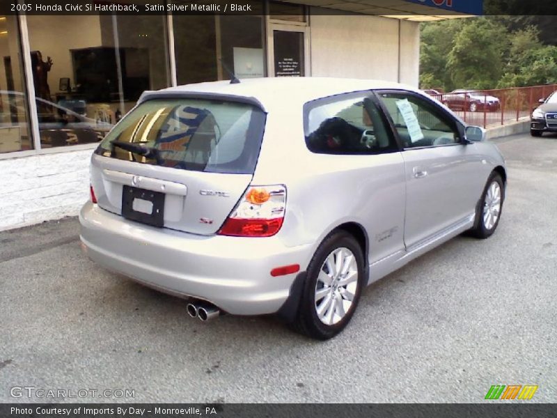Satin Silver Metallic / Black 2005 Honda Civic Si Hatchback