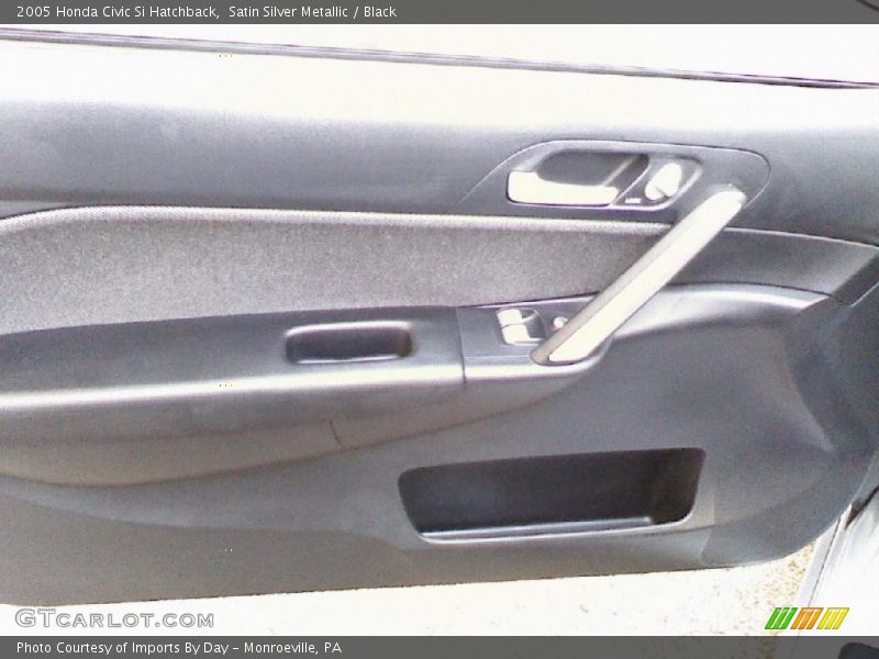 Satin Silver Metallic / Black 2005 Honda Civic Si Hatchback