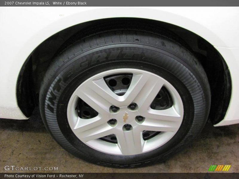 White / Ebony Black 2007 Chevrolet Impala LS
