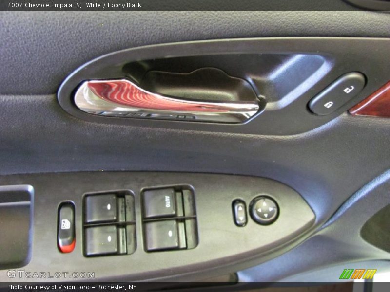 White / Ebony Black 2007 Chevrolet Impala LS