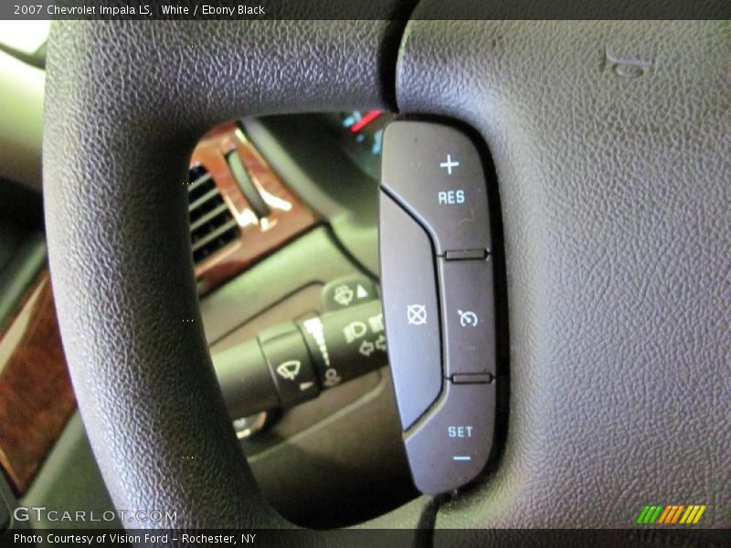 White / Ebony Black 2007 Chevrolet Impala LS