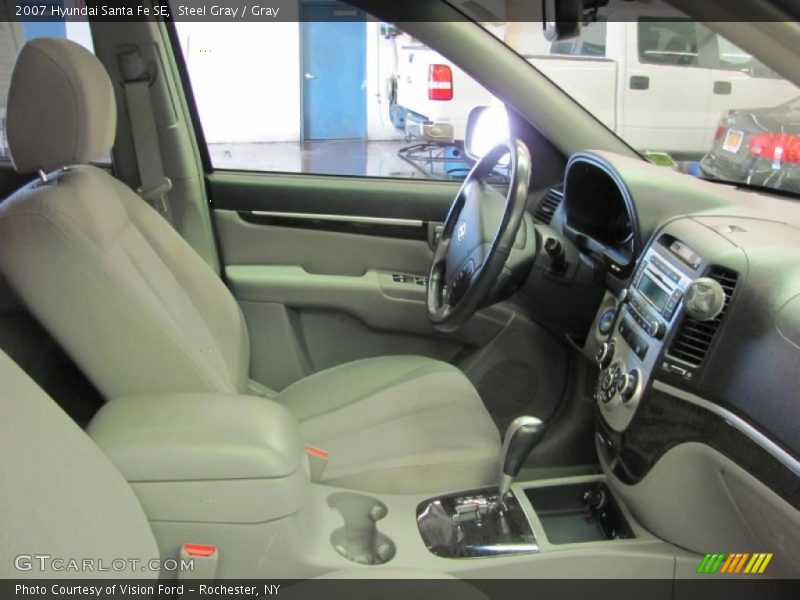 Steel Gray / Gray 2007 Hyundai Santa Fe SE
