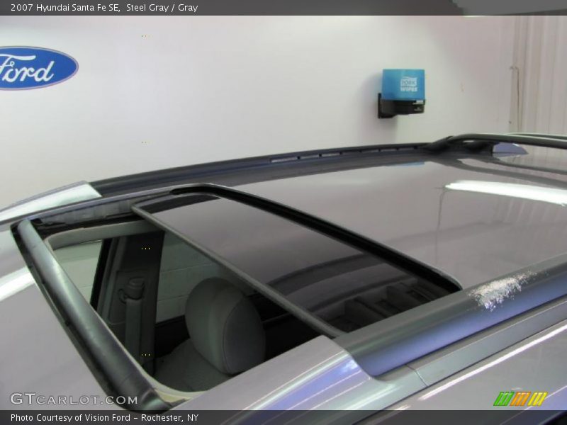 Steel Gray / Gray 2007 Hyundai Santa Fe SE