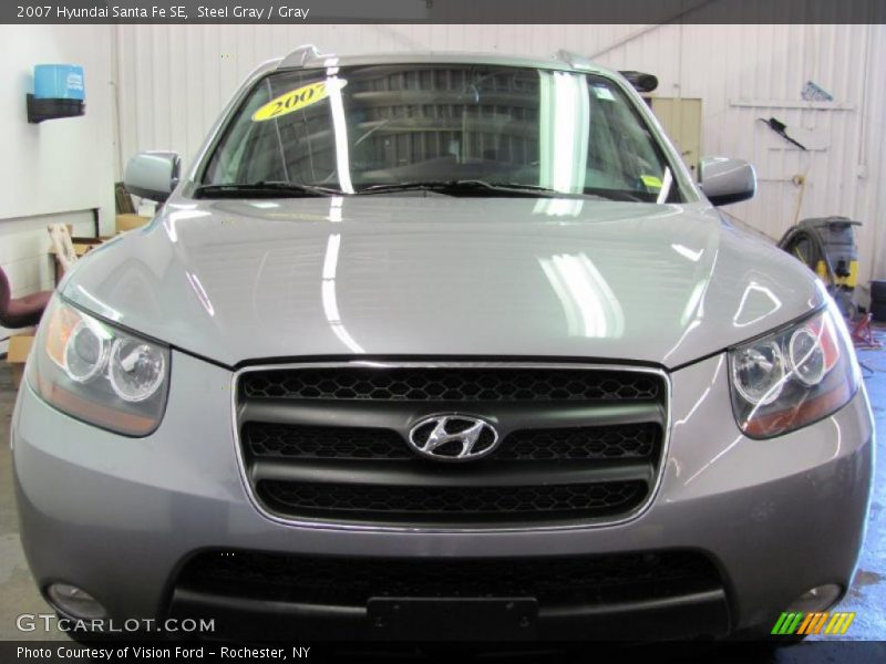 Steel Gray / Gray 2007 Hyundai Santa Fe SE