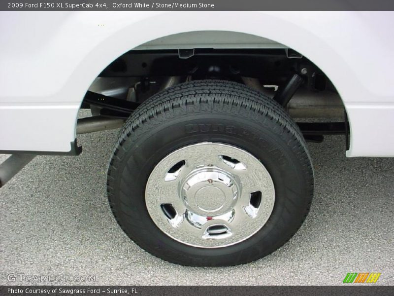 Oxford White / Stone/Medium Stone 2009 Ford F150 XL SuperCab 4x4