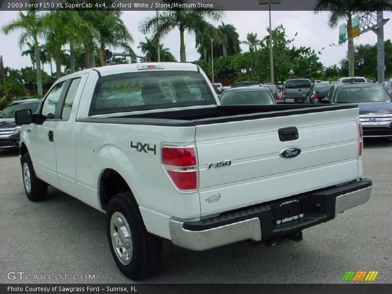 Oxford White / Stone/Medium Stone 2009 Ford F150 XL SuperCab 4x4