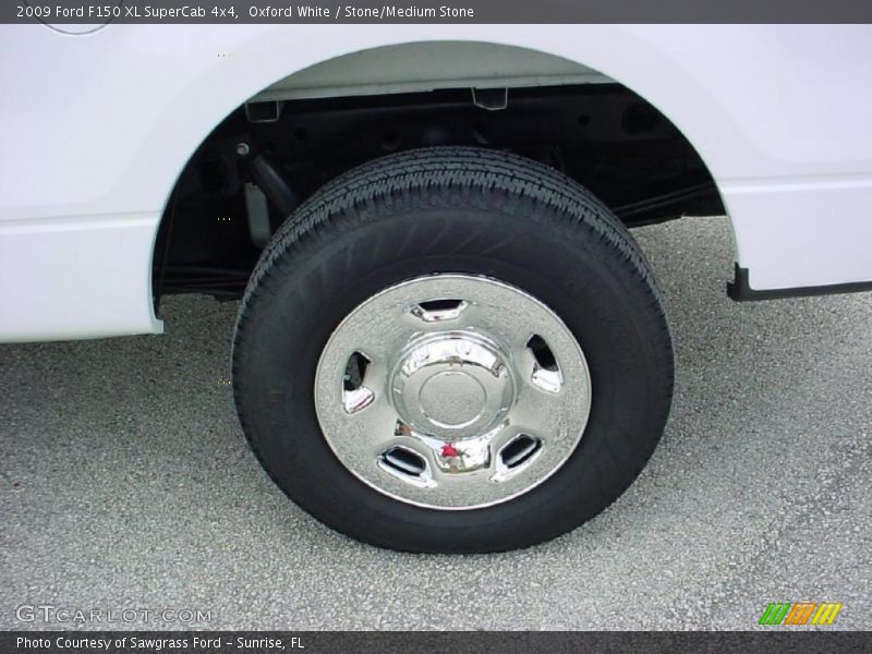 Oxford White / Stone/Medium Stone 2009 Ford F150 XL SuperCab 4x4