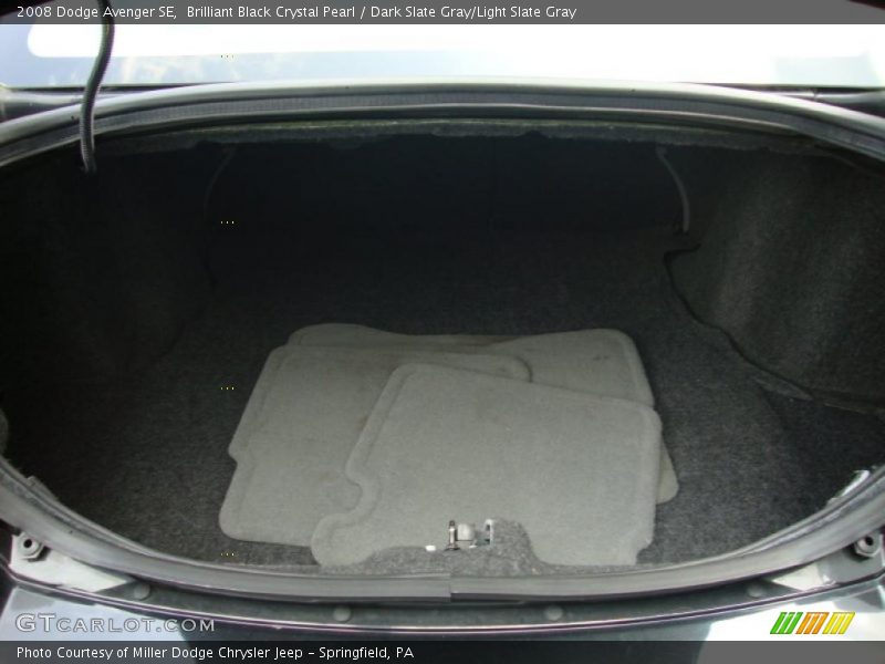 Brilliant Black Crystal Pearl / Dark Slate Gray/Light Slate Gray 2008 Dodge Avenger SE