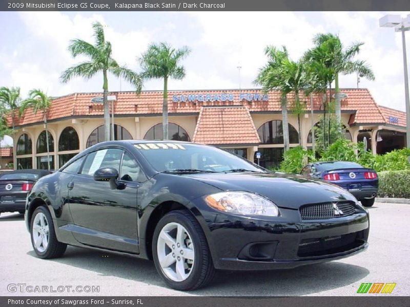 Kalapana Black Satin / Dark Charcoal 2009 Mitsubishi Eclipse GS Coupe