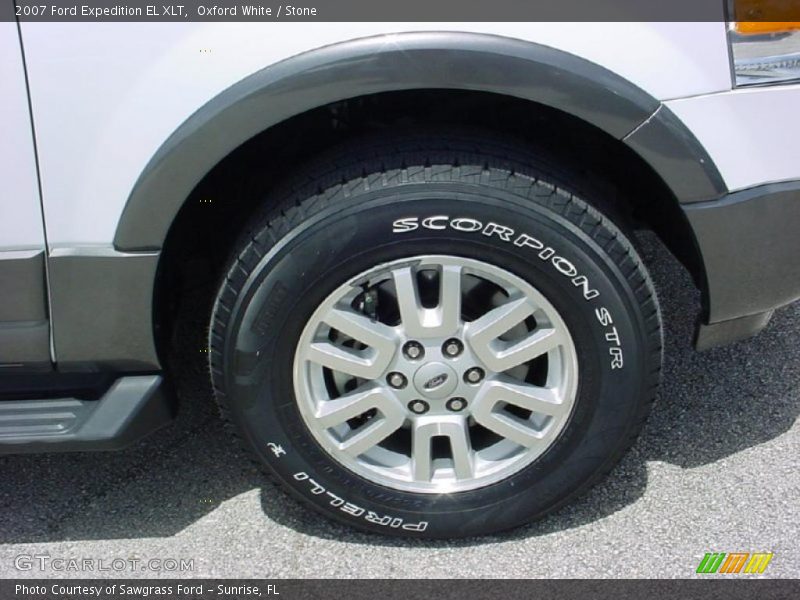 Oxford White / Stone 2007 Ford Expedition EL XLT