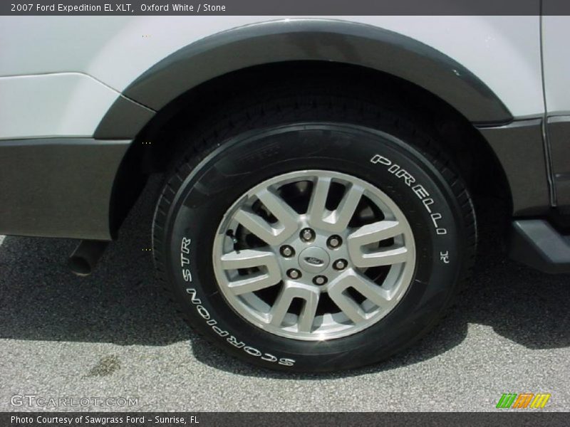 Oxford White / Stone 2007 Ford Expedition EL XLT