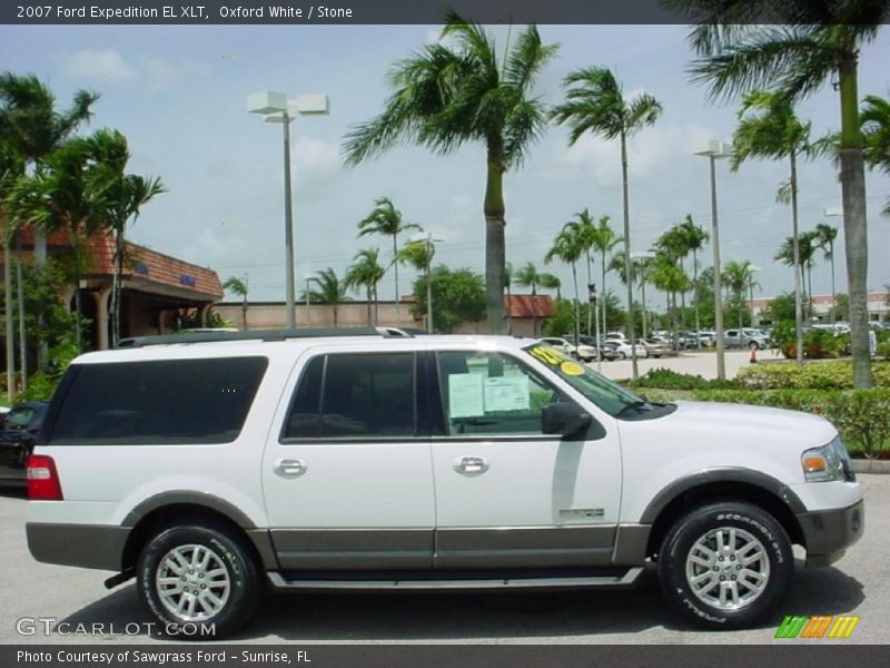 Oxford White / Stone 2007 Ford Expedition EL XLT
