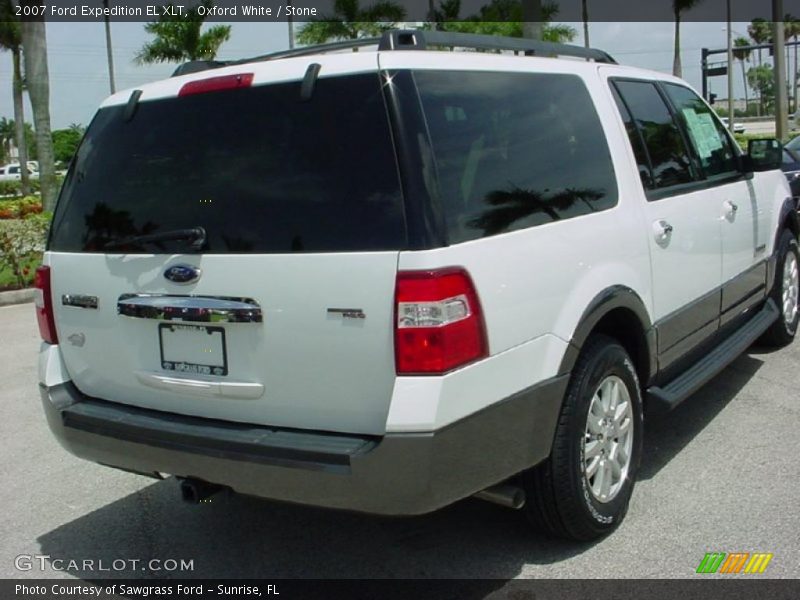 Oxford White / Stone 2007 Ford Expedition EL XLT