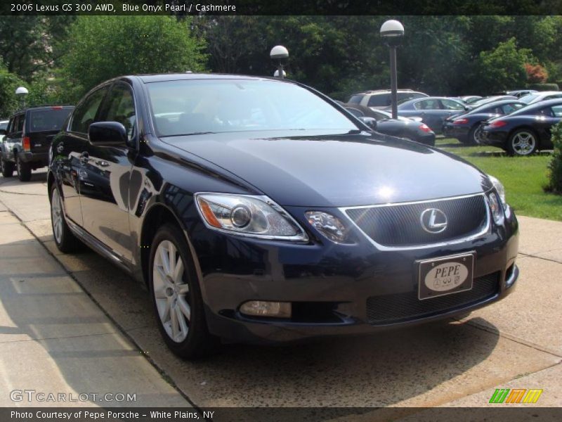 Blue Onyx Pearl / Cashmere 2006 Lexus GS 300 AWD