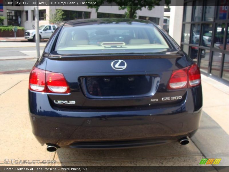 Blue Onyx Pearl / Cashmere 2006 Lexus GS 300 AWD