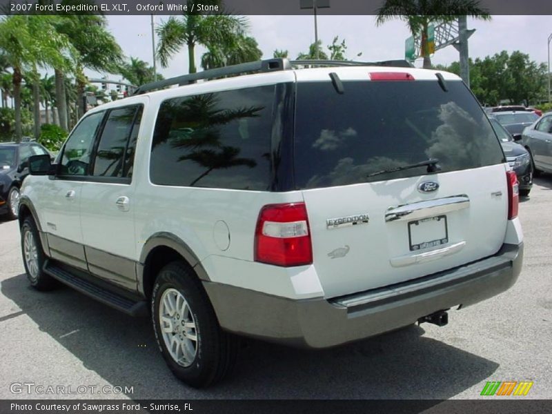 Oxford White / Stone 2007 Ford Expedition EL XLT