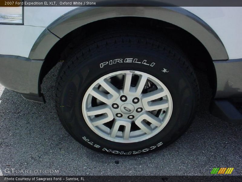 Oxford White / Stone 2007 Ford Expedition EL XLT