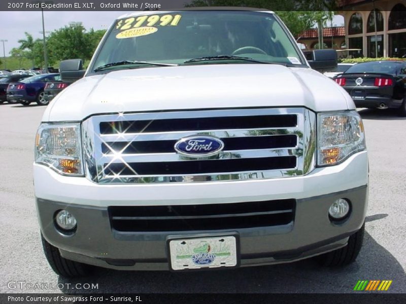Oxford White / Stone 2007 Ford Expedition EL XLT