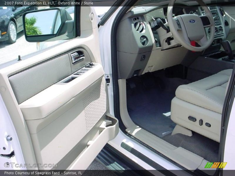 Oxford White / Stone 2007 Ford Expedition EL XLT