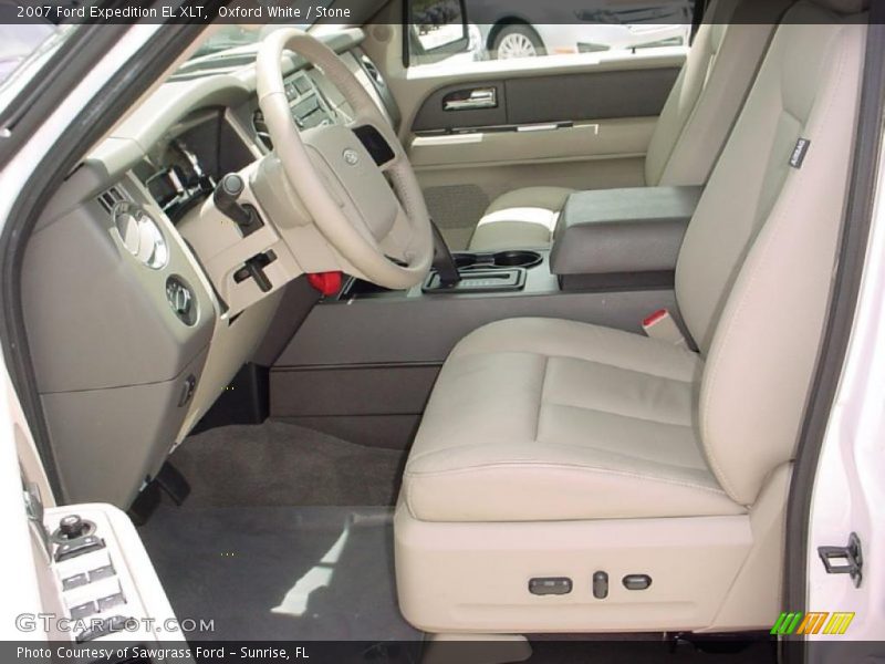 Oxford White / Stone 2007 Ford Expedition EL XLT