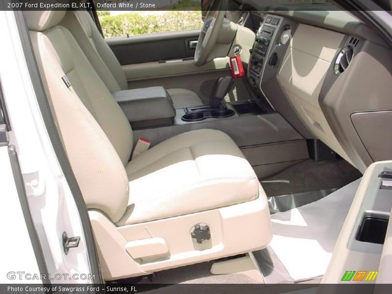 Oxford White / Stone 2007 Ford Expedition EL XLT