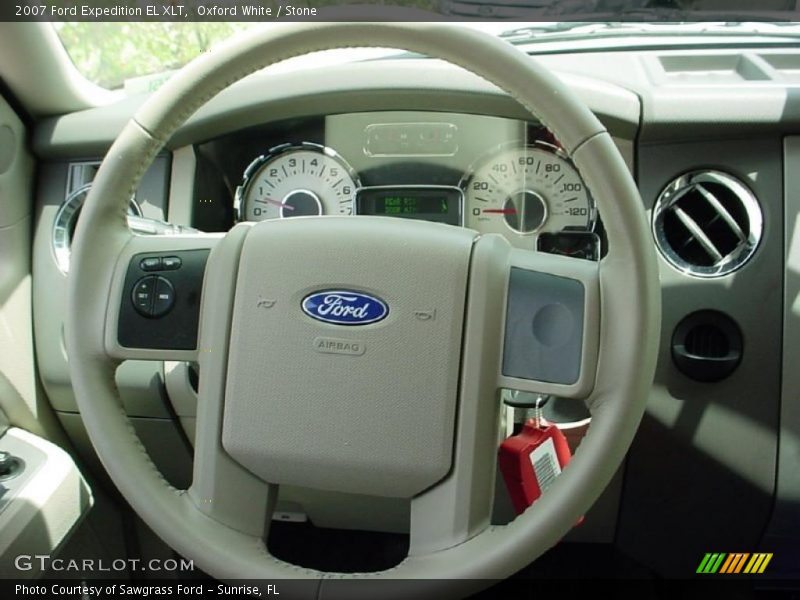 Oxford White / Stone 2007 Ford Expedition EL XLT