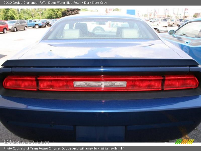 Deep Water Blue Pearl / Dark Slate Gray 2010 Dodge Challenger R/T