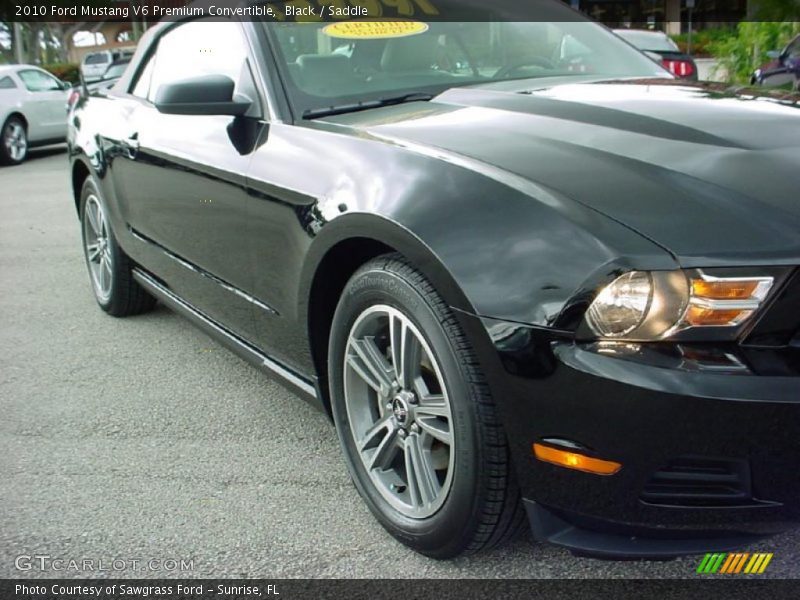 Black / Saddle 2010 Ford Mustang V6 Premium Convertible