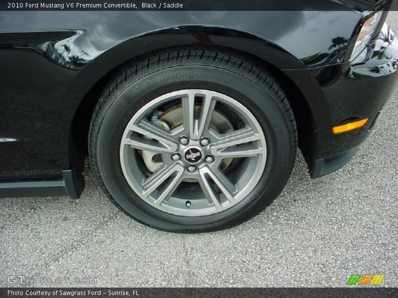 Black / Saddle 2010 Ford Mustang V6 Premium Convertible