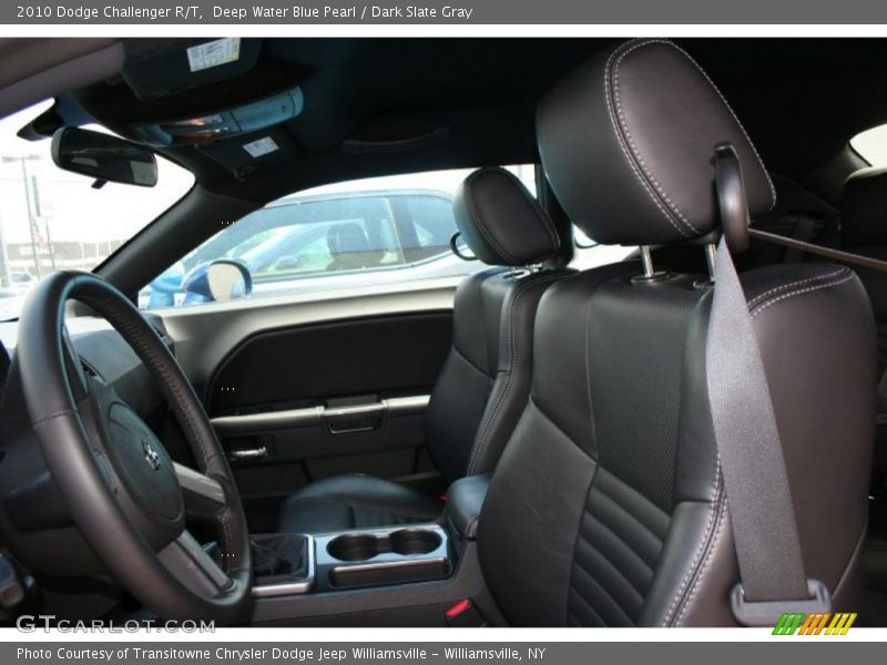 Deep Water Blue Pearl / Dark Slate Gray 2010 Dodge Challenger R/T