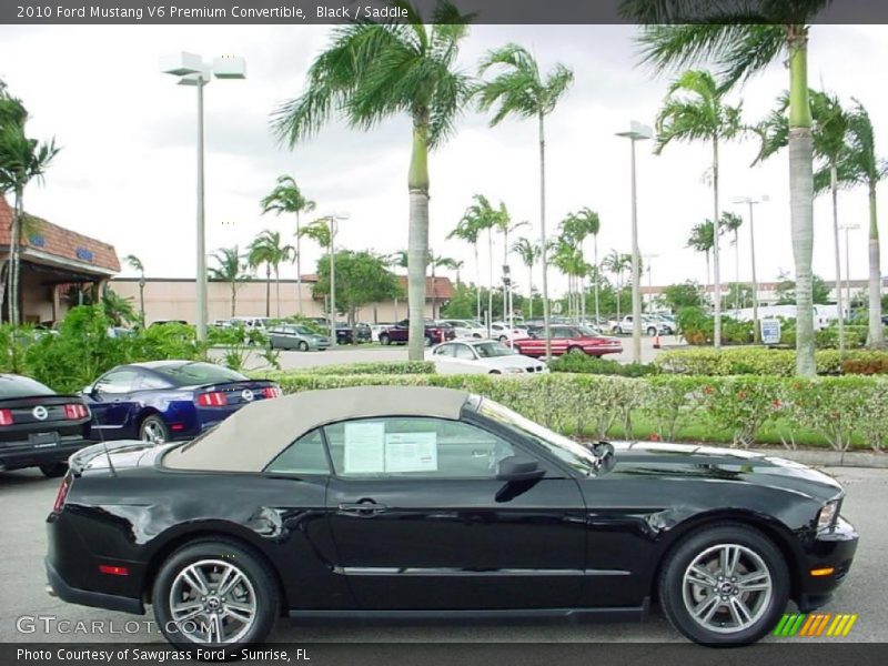 Black / Saddle 2010 Ford Mustang V6 Premium Convertible