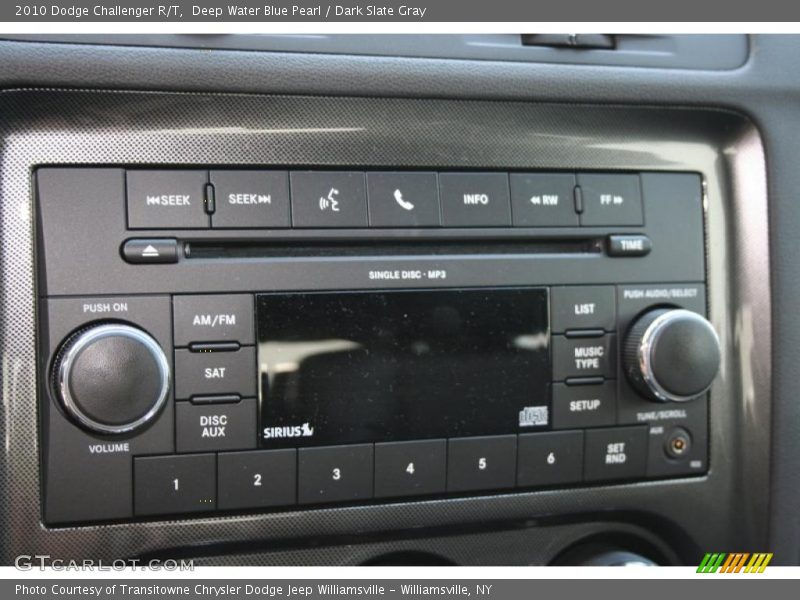 Deep Water Blue Pearl / Dark Slate Gray 2010 Dodge Challenger R/T