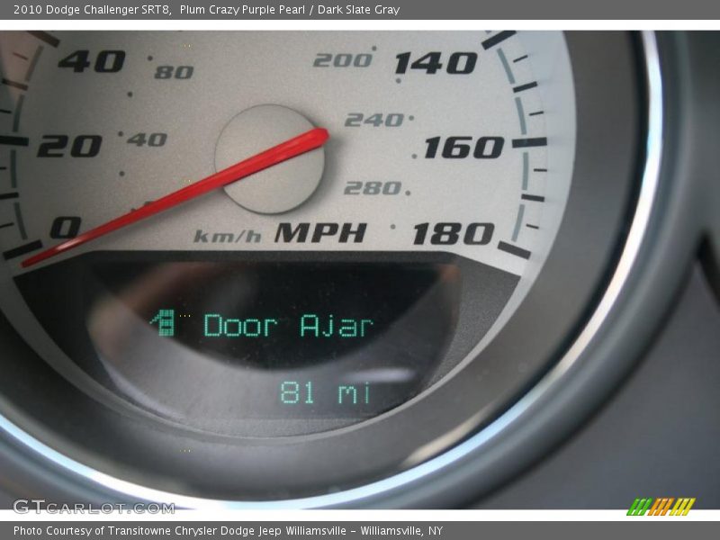 Plum Crazy Purple Pearl / Dark Slate Gray 2010 Dodge Challenger SRT8