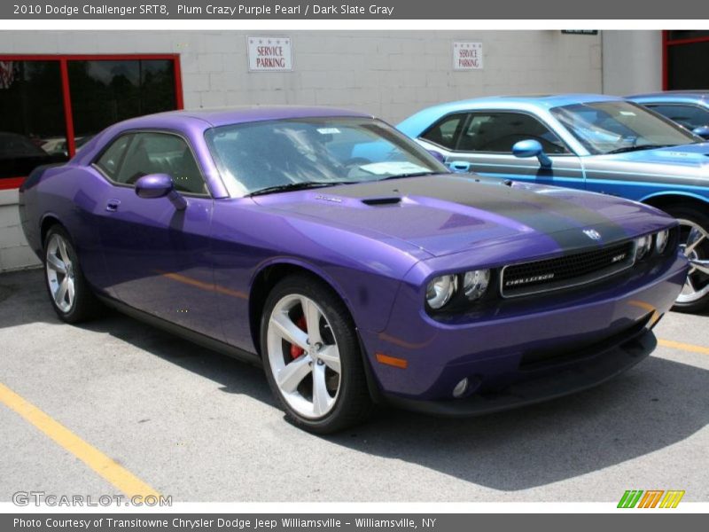 Plum Crazy Purple Pearl / Dark Slate Gray 2010 Dodge Challenger SRT8