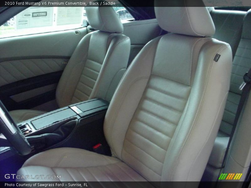 Black / Saddle 2010 Ford Mustang V6 Premium Convertible