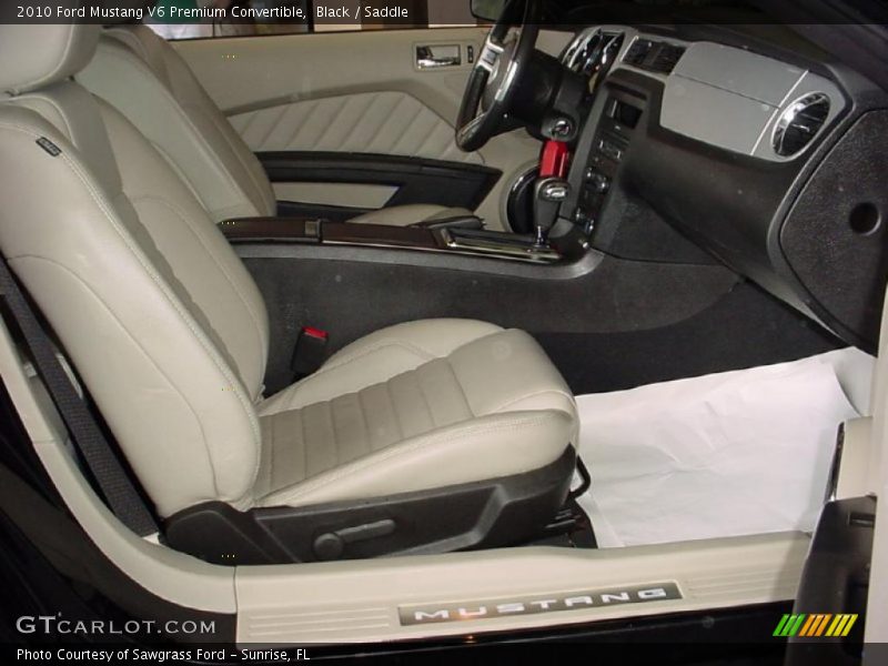Black / Saddle 2010 Ford Mustang V6 Premium Convertible
