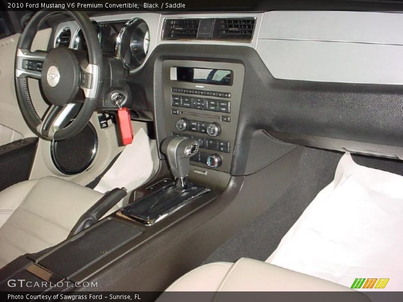 Black / Saddle 2010 Ford Mustang V6 Premium Convertible