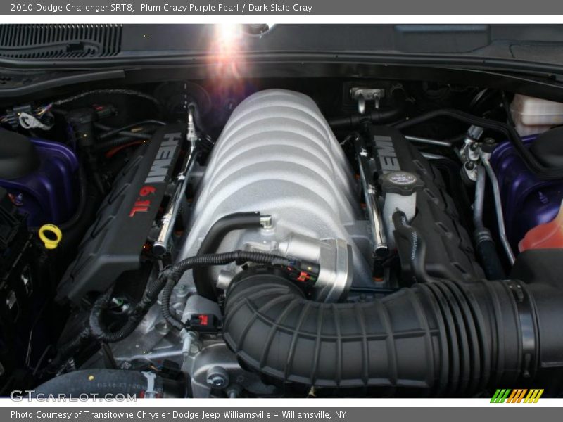 Plum Crazy Purple Pearl / Dark Slate Gray 2010 Dodge Challenger SRT8