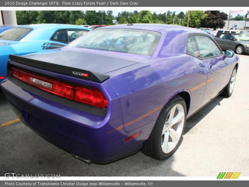 Plum Crazy Purple Pearl / Dark Slate Gray 2010 Dodge Challenger SRT8
