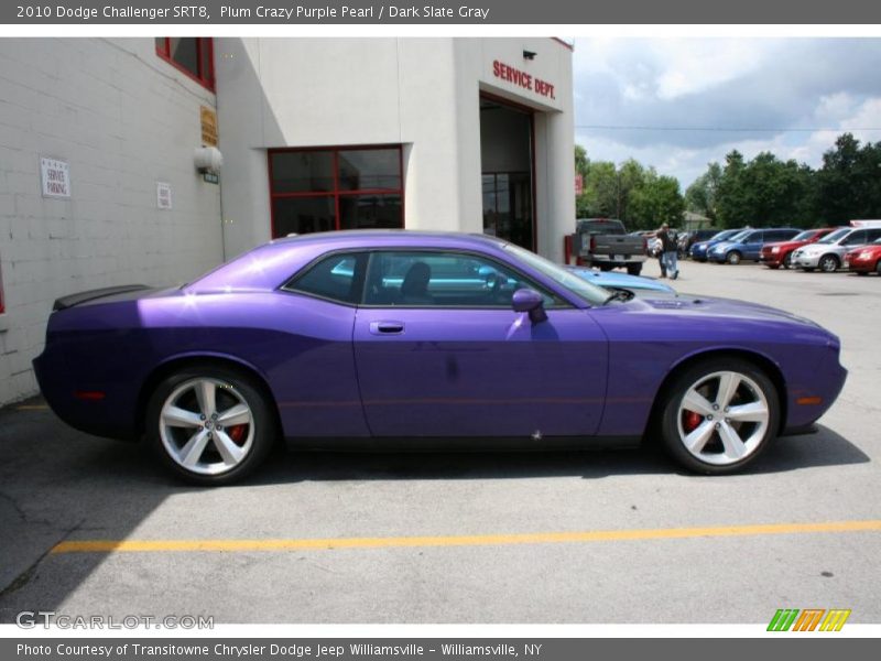 Plum Crazy Purple Pearl / Dark Slate Gray 2010 Dodge Challenger SRT8